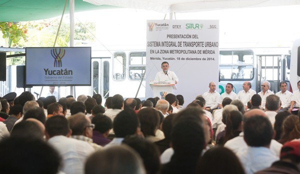 Mérida contará con nuevo sistema de transporte a partir de 2015 Mérida contará con nuevo sistema de transporte a partir de 2015