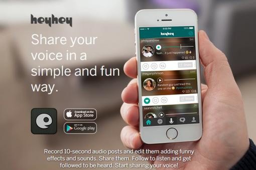 "HeyHey" la nueva red social en la que te comunicas con notas de voz "HeyHey" la nueva red social en la que te comunicas con notas de voz