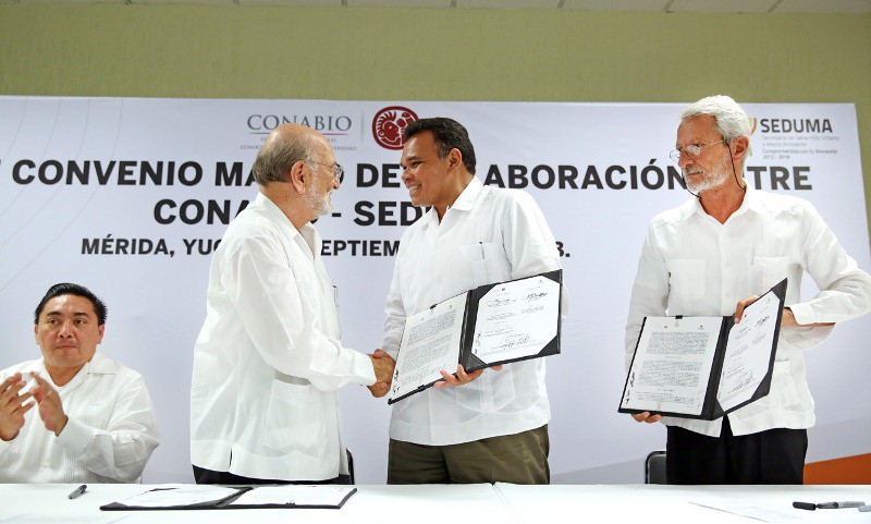 Firman convenio para el manejo sustentable de la biodiversidad Firman convenio para el manejo sustentable de la biodiversidad
