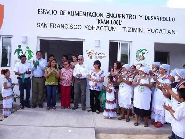 Inauguran comedor en San Francisco Yohactún Inauguran comedor en San Francisco Yohactún