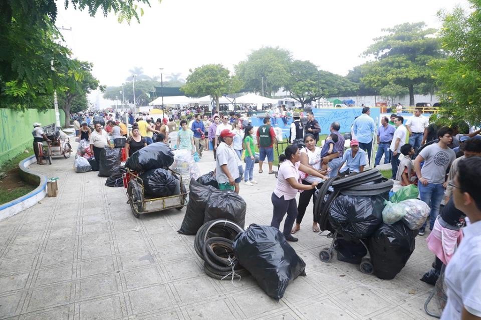 Recopila "Recicla por tu Bienestar" más de 18 toneladas de residuos sólidos Recopila "Recicla por tu Bienestar" más de 18 toneladas de residuos sólidos