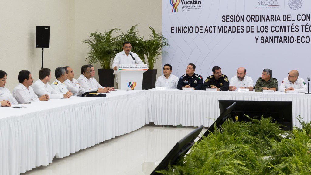 Se instaló el Consejo Estatal de Protección Civil Se instaló el Consejo Estatal de Protección Civil