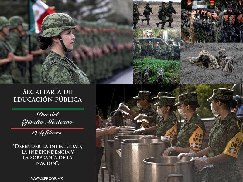 Celebran 102 años de vida del ejército mexicano Celebran 102 años de vida del ejército mexicano
