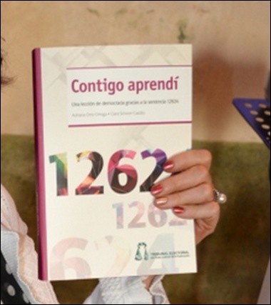 Presentan el libro contigo aprendí, una lección de democracia gracias a la sentencia 12624 Presentan el libro contigo aprendí, una lección de democracia gracias a la sentencia 12624