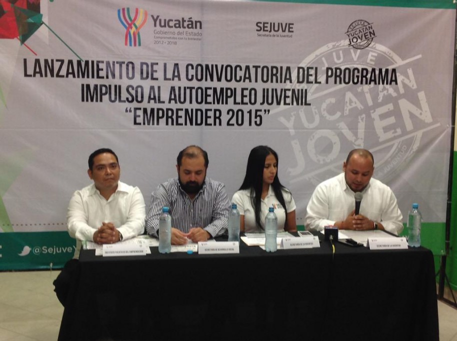 Lanzan la convocatoria emprender 2015 para jóvenes yucatecos Lanzan la convocatoria emprender 2015 para jóvenes yucatecos