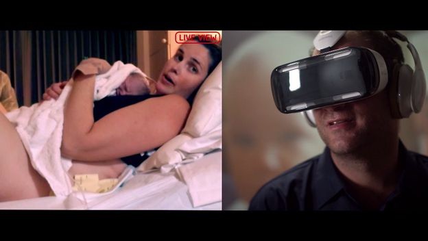 Realidad virtual de Samsung transmite un parto a miles de kilómetros Realidad virtual de Samsung transmite un parto a miles de kilómetros