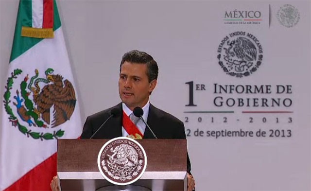Rinde el presidente Enrique Peña Nieto su Primer Informe de Gobierno Rinde el presidente Enrique Peña Nieto su Primer Informe de Gobierno
