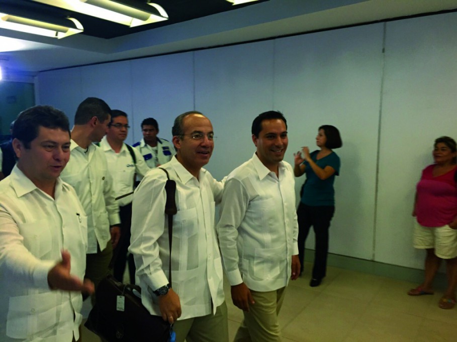 El ex presidente Felipe Calderón llega a Mérida para apoyar la Visión de Gobierno de Mauricio Vila El ex presidente Felipe Calderón llega a Mérida para apoyar la Visión de Gobierno de Mauricio Vila
