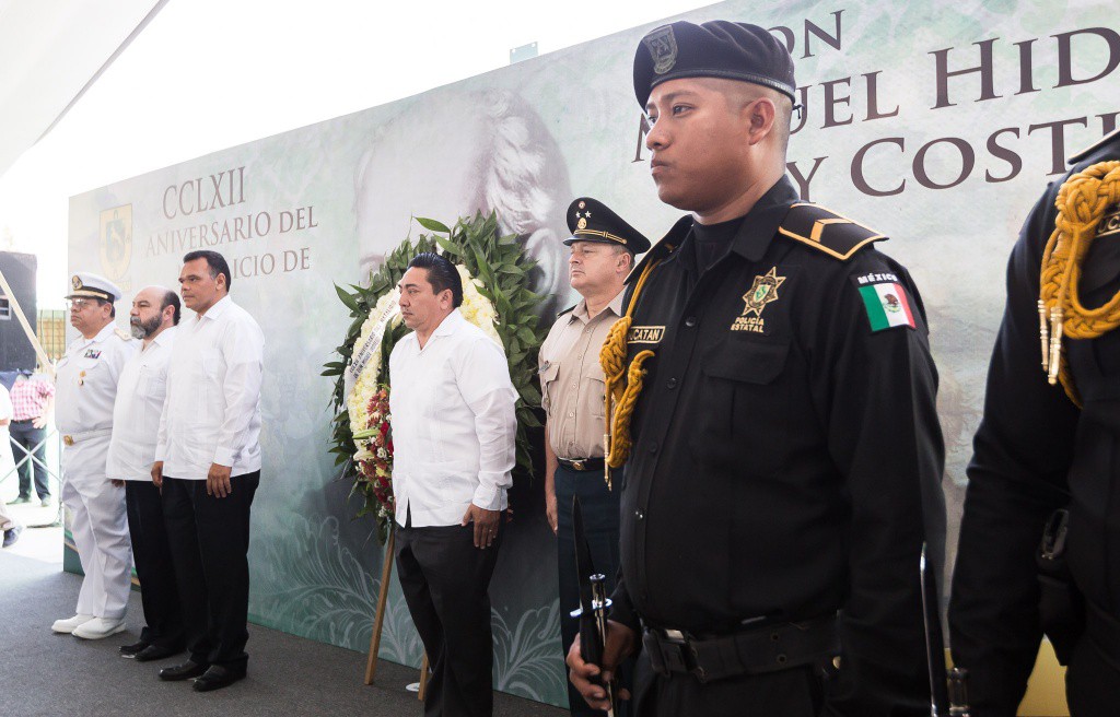 Se conmemora el 262 aniversario del natalicio de Miguel Hidalgo y Costilla Se conmemora el 262 aniversario del natalicio de Miguel Hidalgo y Costilla