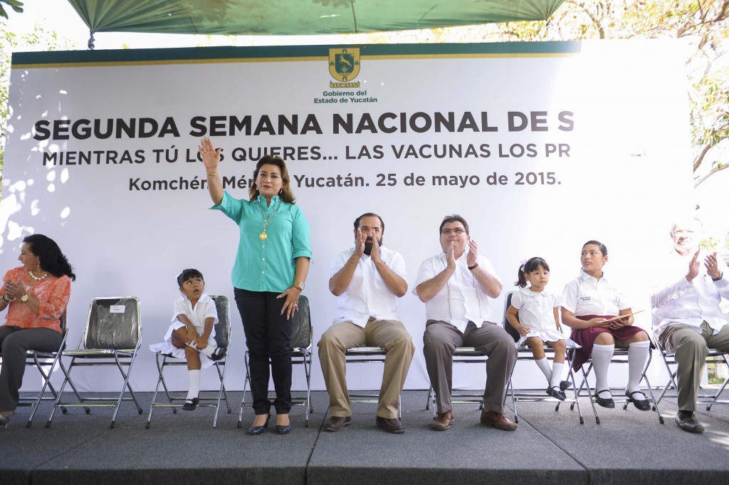 Inauguran segunda semana nacional de salud 2015 en Yucatán Inauguran segunda semana nacional de salud 2015 en Yucatán