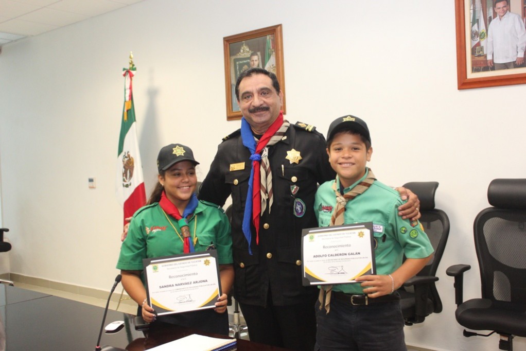 Joven scout asume la titularidad de la Secretaría de Seguridad Pública Joven scout asume la titularidad de la Secretaría de Seguridad Pública