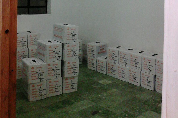 Llega material electoral a Tizimín Llega material electoral a Tizimín