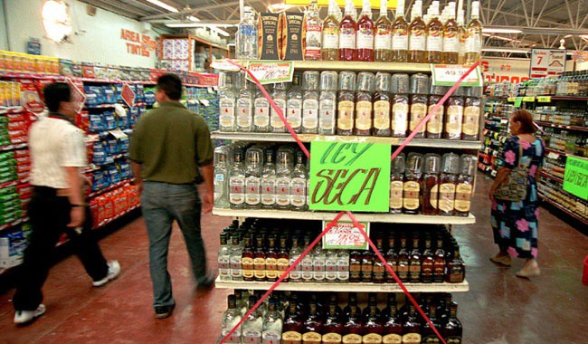 Desde el sábado y hasta el lunes ley seca en Yucatán Desde el sábado y hasta el lunes ley seca en Yucatán