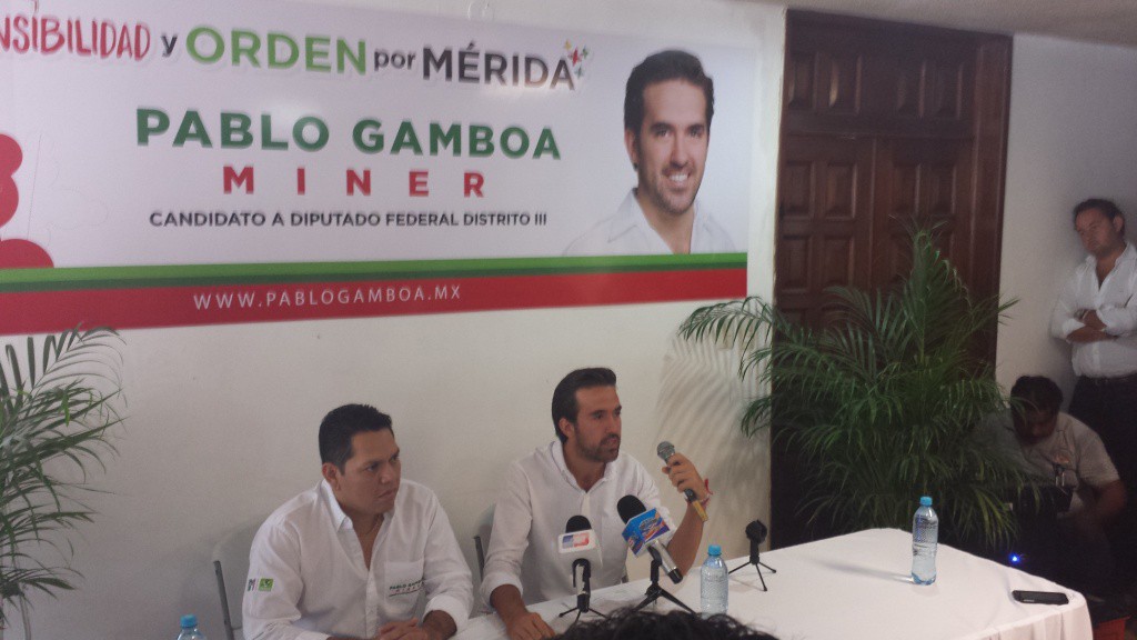 Pablo Gamboa Miner se declara ganador Pablo Gamboa Miner se declara ganador