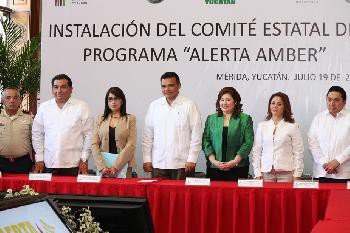 “Alerta Amber” rinde buenos frutos en Yucatán “Alerta Amber” rinde buenos frutos en Yucatán