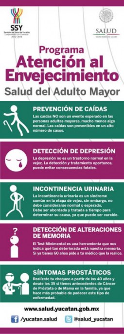 Implementará SSY semana de salud para gente grande Implementará SSY semana de salud para gente grande