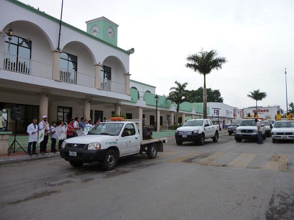 Recolectan cacharros en Tizimín Recolectan cacharros en Tizimín