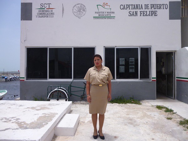 Capitanía del Puerto de San Felipe comandada por una mujer Capitanía del Puerto de San Felipe comandada por una mujer