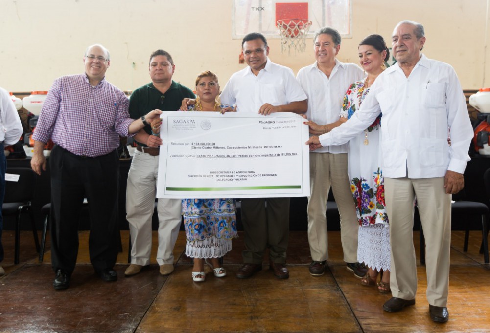 Más de 130 millones de pesos para mejorar producción del campo yucateco Más de 130 millones de pesos para mejorar producción del campo yucateco