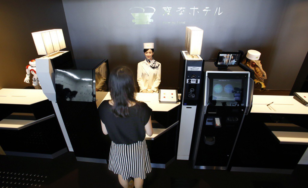 Robots hoteleros en Japón Robots hoteleros en Japón