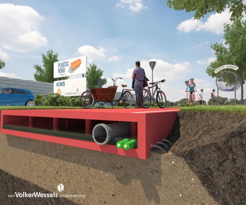 Construirán carreteras de plástico reciclado Construirán carreteras de plástico reciclado