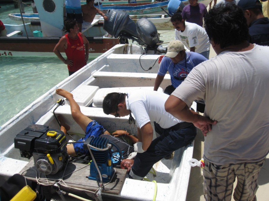 Capacitan a pescadores sobre descompresiones Capacitan a pescadores sobre descompresiones