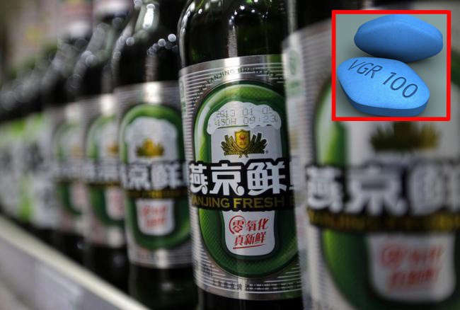 Vendían licor con viagra en China Vendían licor con viagra en China