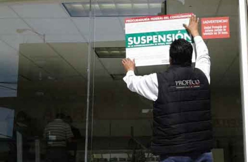 Suspende Profeco a casi 20 establecimientos Suspende Profeco a casi 20 establecimientos