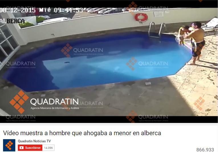 Un hombre ahoga a una niña en alberca Un hombre ahoga a una niña en alberca