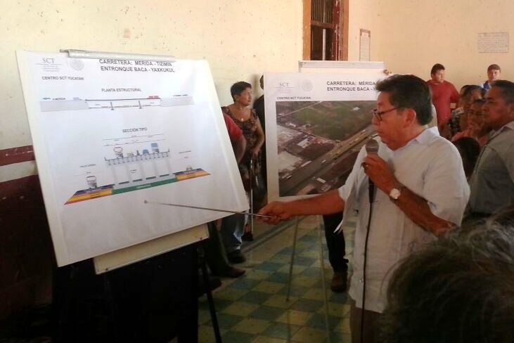 Presentan proyecto de distribuidor vial en Baca Presentan proyecto de distribuidor vial en Baca