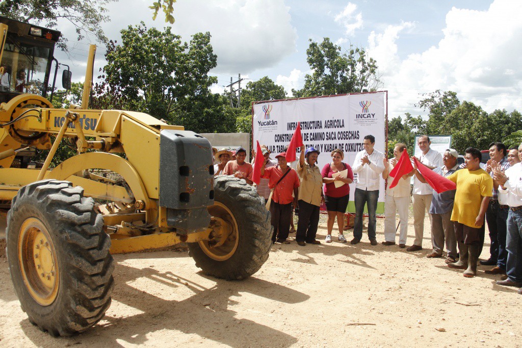 Aumentan caminos saca cosecha en Yucatán Aumentan caminos saca cosecha en Yucatán