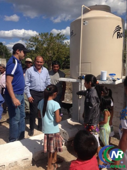 Habitantes de Dzibil cuentan con agua limpia Habitantes de Dzibil cuentan con agua limpia