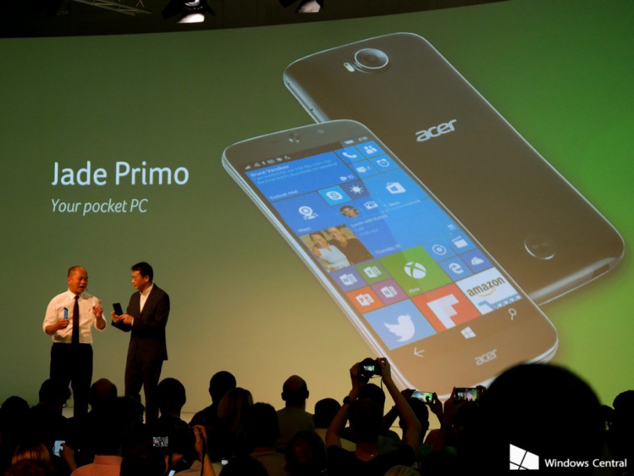 ACER presenta smartphone con Windows 10 ACER presenta smartphone con Windows 10