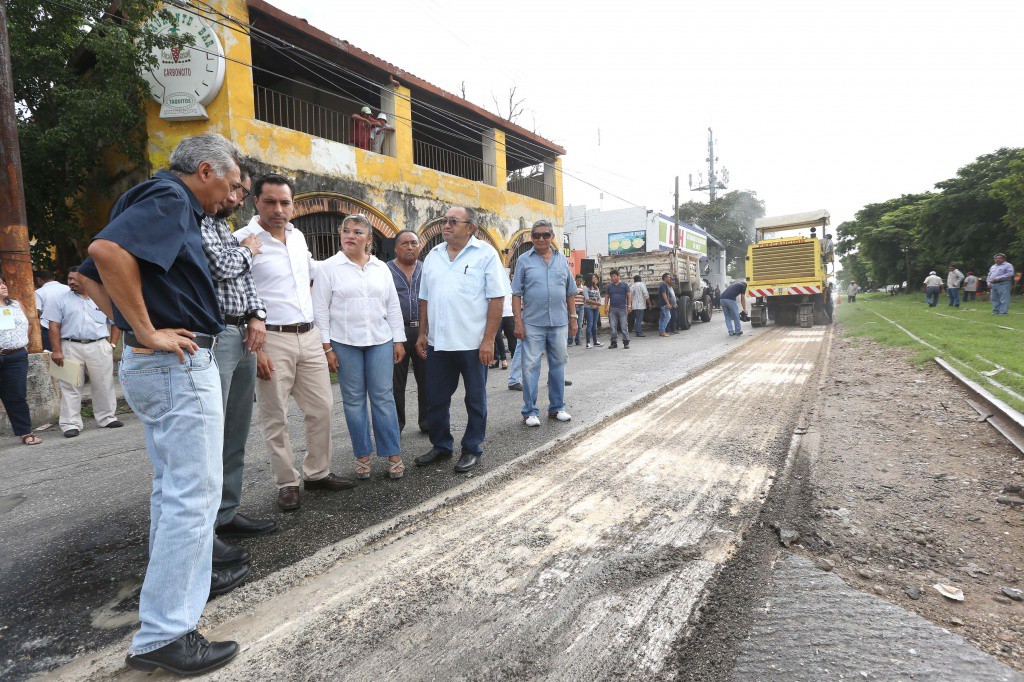 Inicia campaña de repavimentación