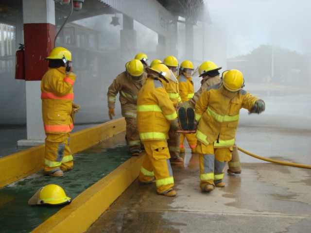 Progreso: Realizan simulacro de incendio por combustible en Progreso. Progreso: Realizan simulacro de incendio por combustible en Progreso.