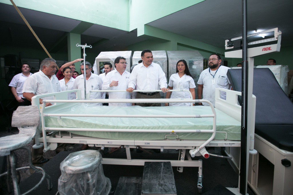 Entregan equipo de salud para Valladolid, Ticul y Mérida Entregan equipo de salud para Valladolid, Ticul y Mérida