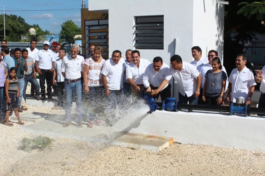 Mayor cobertura de agua potable en Conkal Mayor cobertura de agua potable en Conkal