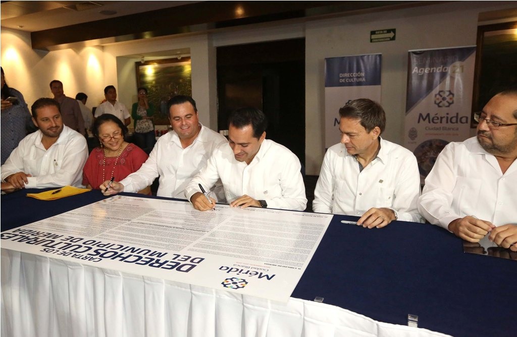 Firman Carta de Derechos Culturales Firman Carta de Derechos Culturales