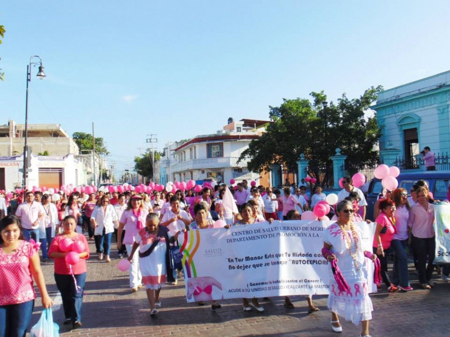Marchan por el Día Mundial de la Lucha Contra el Cáncer Marchan por el Día Mundial de la Lucha Contra el Cáncer
