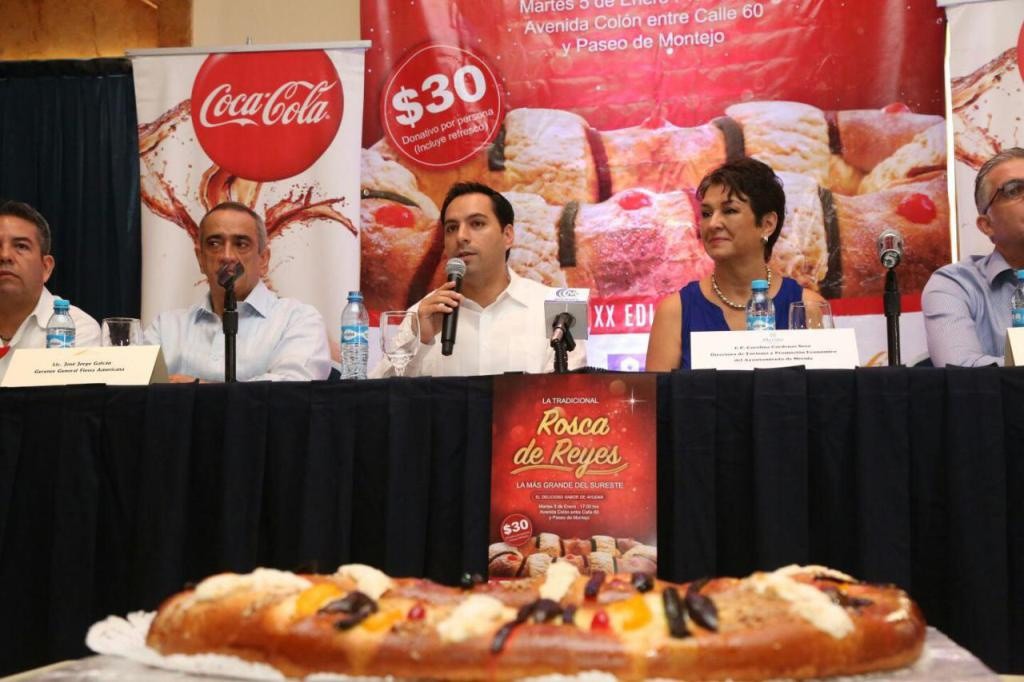 El 5 de enero cortarán la Rosca de Reyes más grande del Sureste El 5 de enero cortarán la Rosca de Reyes más grande del Sureste
