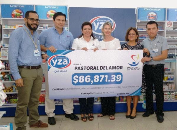 Farmacias YZA se une al Pastoral del Amor Farmacias YZA se une al Pastoral del Amor