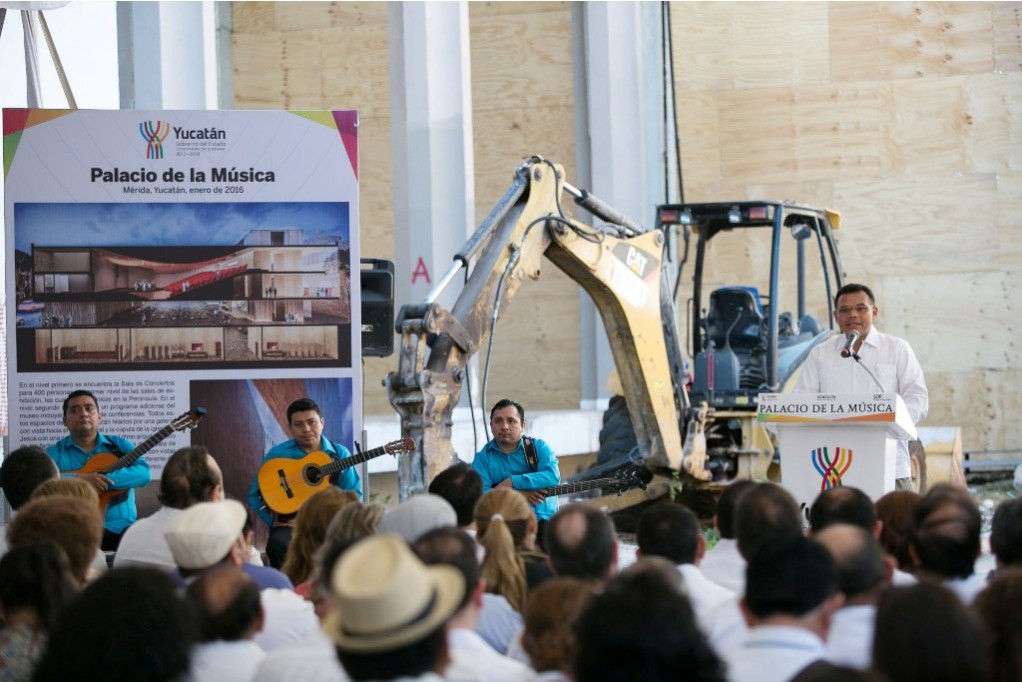 Inicia construcción del Palacio de la Música Inicia construcción del Palacio de la Música