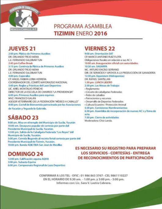 Sucilá lista para recibir a cabalgantes del país Sucilá lista para recibir a cabalgantes del país