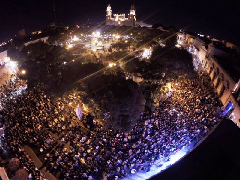 Más de 100 mil asistentes en el Mérida Fest Más de 100 mil asistentes en el Mérida Fest