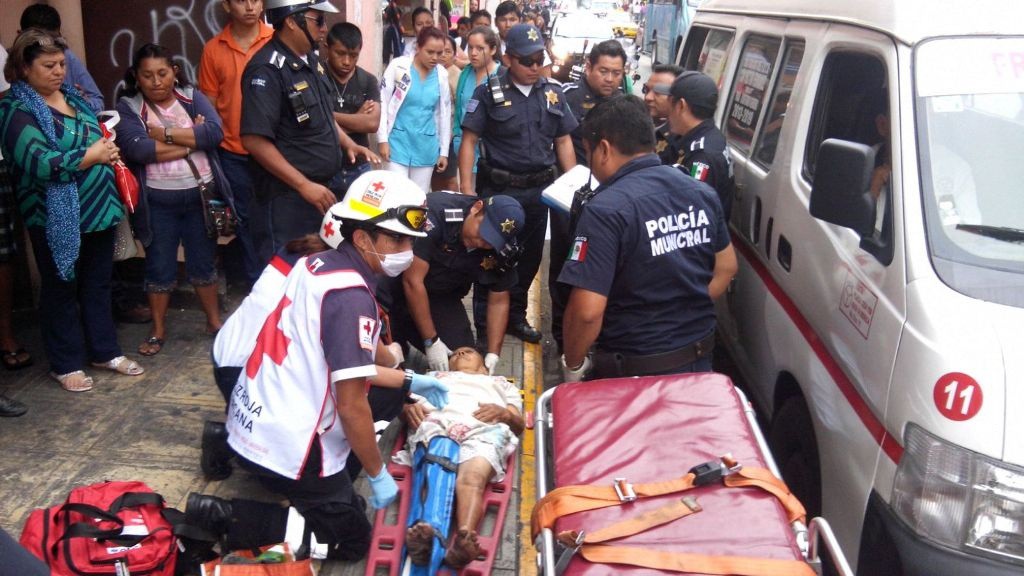 Atropellan a una mujer en el Centro Atropellan a una mujer en el Centro