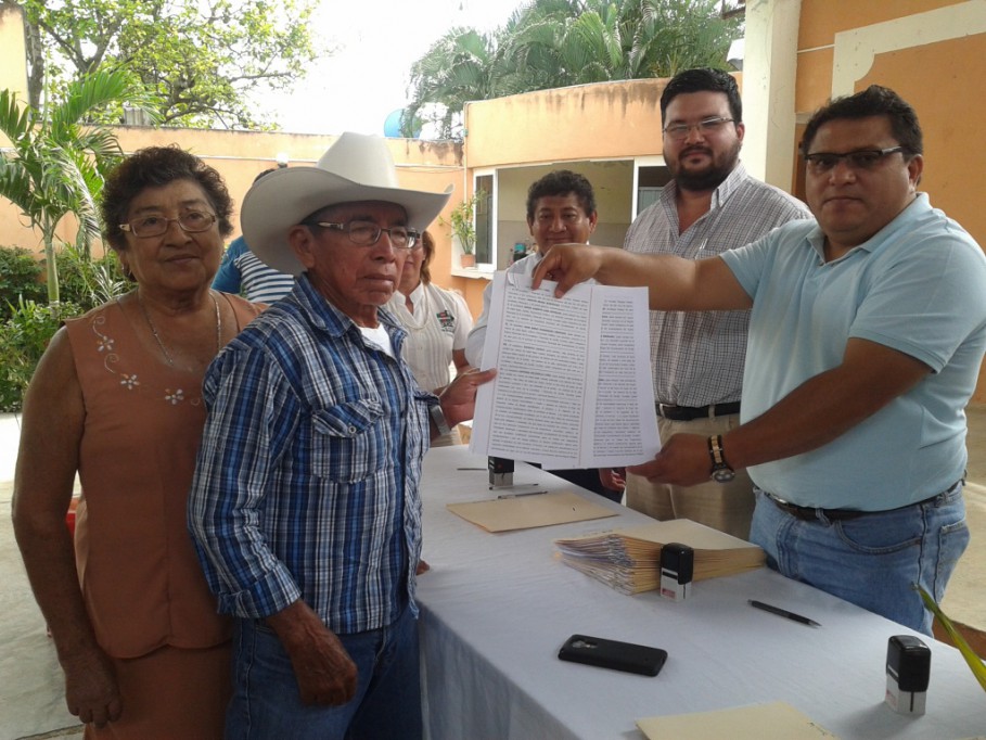 Listos primeros 37 títulos de Patrimonio Seguro, en Sucilá Listos primeros 37 títulos de Patrimonio Seguro, en Sucilá