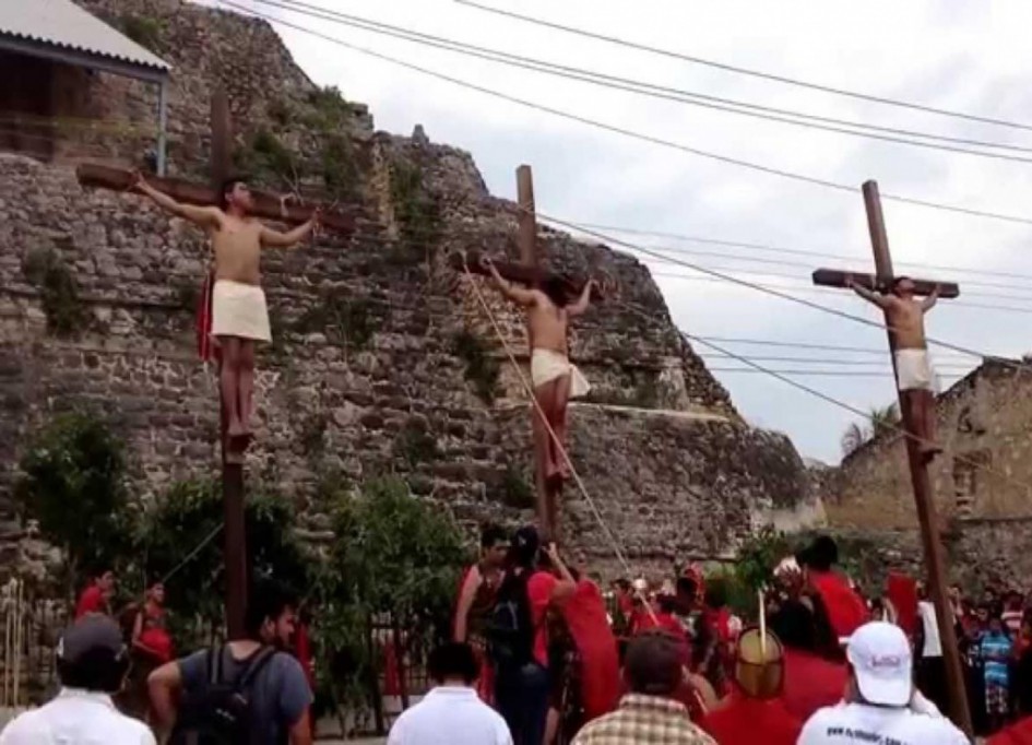 Preparan la Pasión de Cristo en Acanceh Preparan la Pasión de Cristo en Acanceh