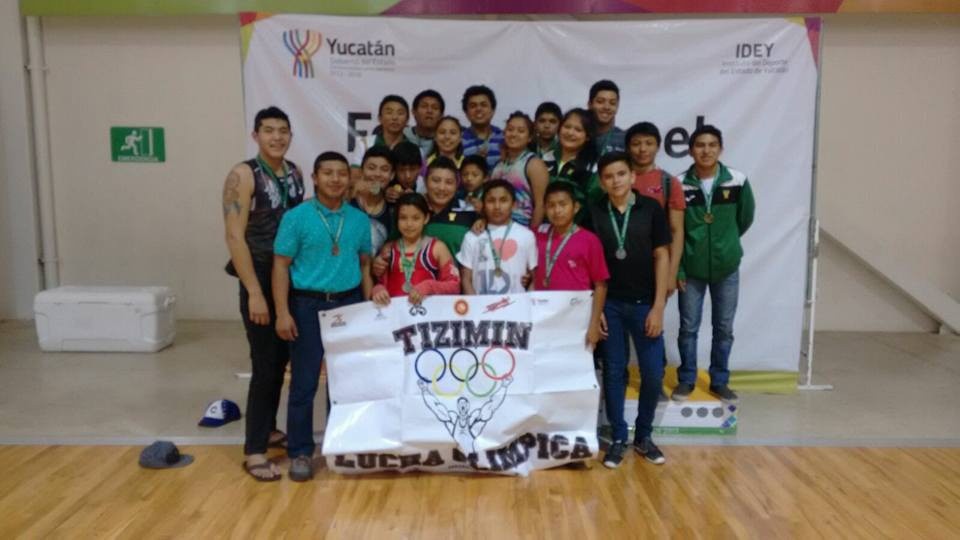 Destaca Tizimín en lucha olímpica Destaca Tizimín en lucha olímpica