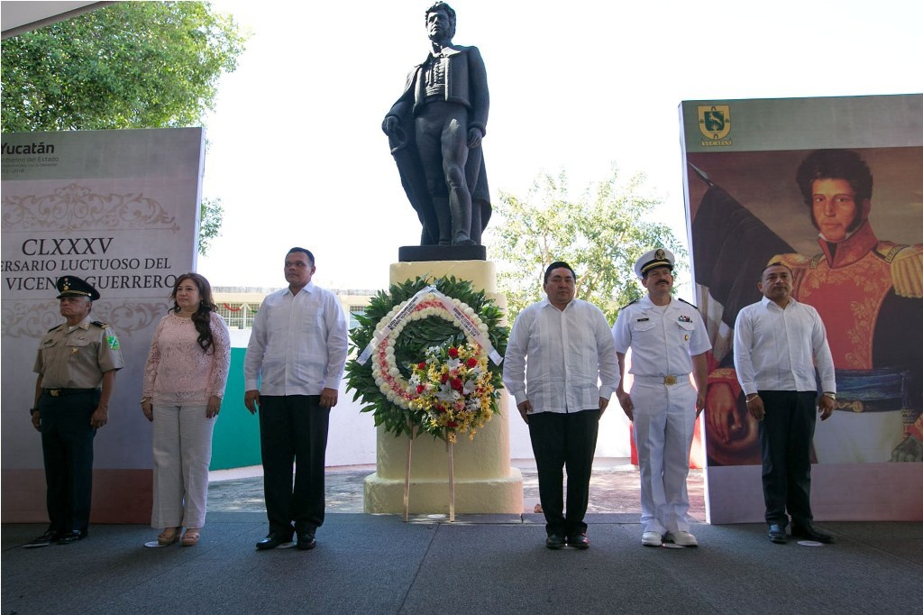 Conmemoran aniversario luctuoso de Vicente Guerrero Conmemoran aniversario luctuoso de Vicente Guerrero
