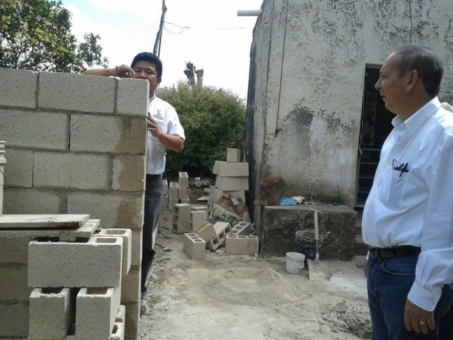 Supervisa IVEY construcción de dormitorios en Tizimín Supervisa IVEY construcción de dormitorios en Tizimín